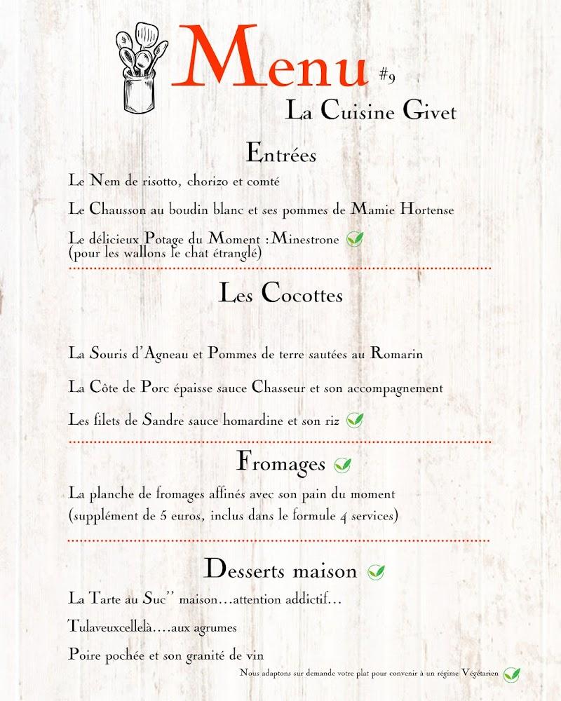La Cuisine du 19 - Menu Image 2