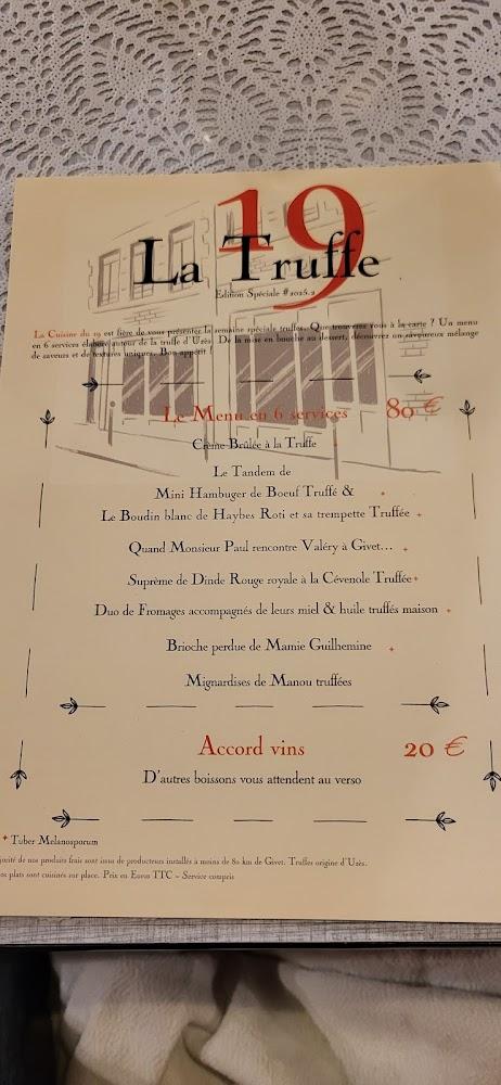 La Cuisine du 19 - Menu Image 4